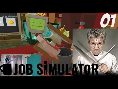 Видео: Job Simulator VR: АЗ СЪМ ГОРДЪН РАМЗИ !!! :) #1