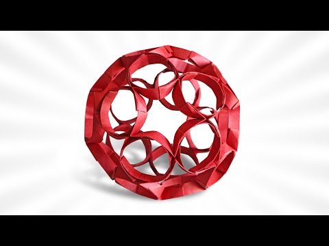 Видео: Оригами Нексус Кусудама (Джозеф Хван)