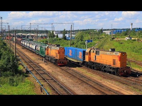 Видео: Сортировочная станция Бекасово [Timelapse]