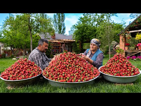 Видео: Деревенская Свежесть: Домашний Клубничный Мармелад и Выпечка