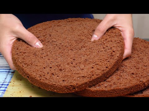 Видео: ЭТОТ РЕЦЕПТ НИКОГДА НЕ ПОДВОДИТ! ПЫШНЫЙ ШОКОЛАДНЫЙ БИСКВИТ для Торта | Кулинарим с Таней