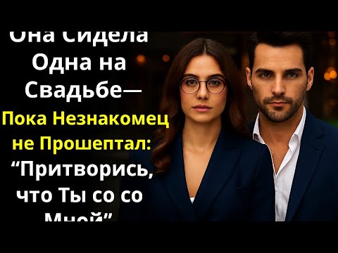 Видео: Она Сидела Одна на Свадьбе—Пока Незнакомец не Прошептал: "Притворись, что Ты со Мной".