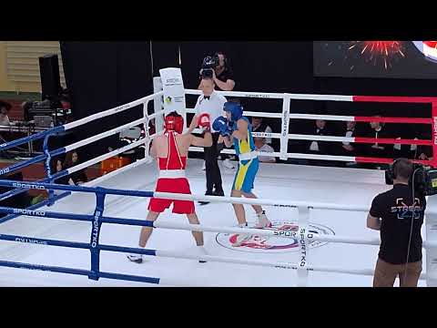 Видео: Бокс 70кг, Продан А.(1р) - Тимчук Б.(КМСУ), фінал (2:1), XXIV турнір МСМК С.Трестіна. 