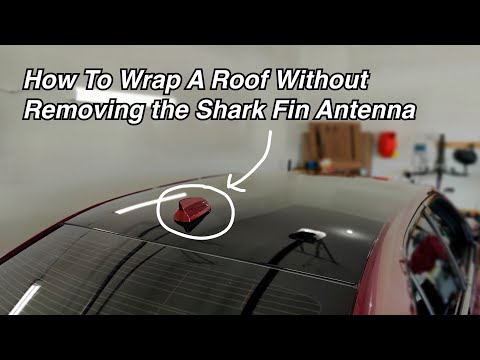 Видео: Как оклеить крышу виниловой пленкой, не снимая антенну