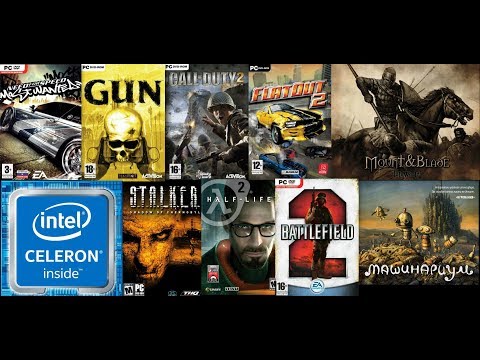 Видео: Celeron N3350 и Intel HD Graphics 500 в 9 играх  / gaming test top 9 old games