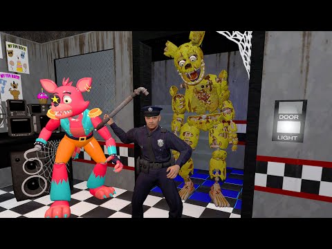 Видео: АНИМАТРОНИКИ ПУГАЮТ ОХРАННИКА FNAF COOP АПРЕЛЬ ► Garry's Mod