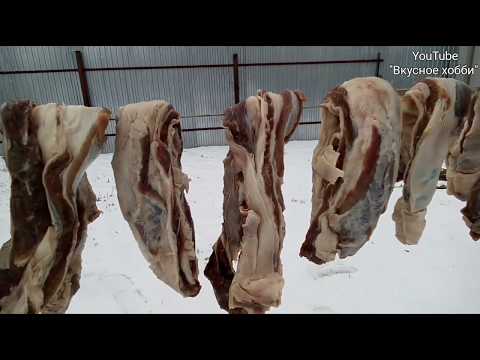 Видео: Сушёное мясо в домашних условиях.