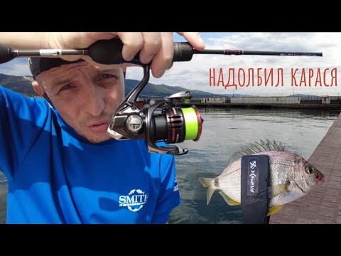 Видео: Shimano vanford 2000 s. Обзор в работе. Рыбалка на карася, рокфишинг