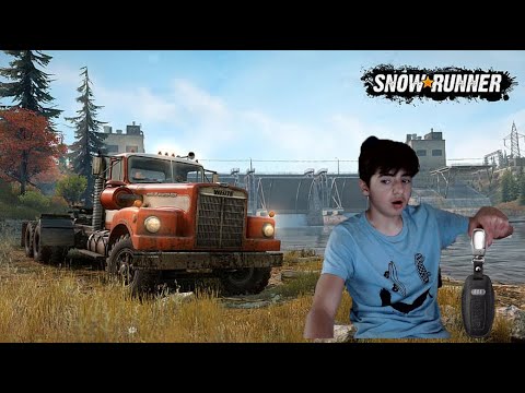 Видео: Карам МОЩЕН КАМИОН посред ГОРА Snow Runner #1