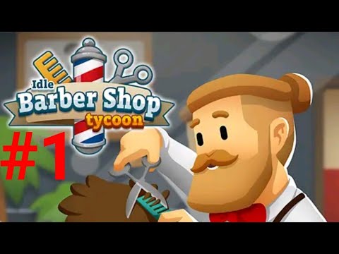 Видео: Играем в новую игру idle barber shop tycoon#1