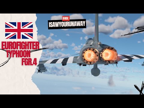 Видео: EF-2000 Typhoon FGR.4 - 4 часа топ тира в #warthunder