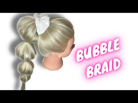 Видео: Красивая и простая прическа вместо обычного хвоста \ HOW TO : BUBBLE BRAID \ Beautymaker