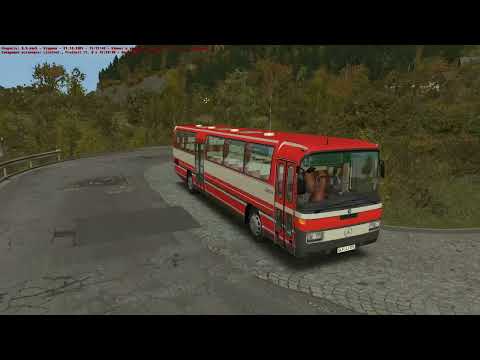 Видео: ОМСИ 2 Тюрингский лес маршрут 731 мерседес-бенц 0303 MB 0303 OMSI 2 Thüringer Wald