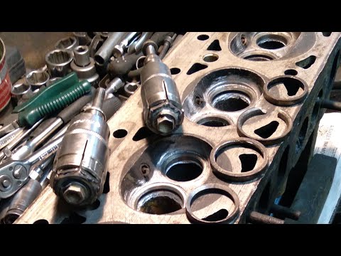 Видео: Самодельный цанговый сьемник седел клапанов.