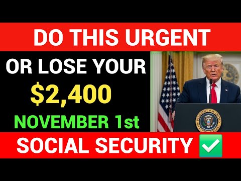 Видео: СРОЧНО! Сделайте это до 1 ноября, иначе потеряете пособие по социальному обеспечению в размере 24...