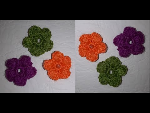Видео: Красивые обьемные цветы для декора за 5 минут   Вязание крючком