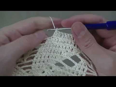 Видео: Салфетка " Нежность ". Часть  5.