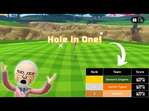 Видео: Сможет ли моя команда выиграть эту профессиональную лигу? (Switch Sports Golf)