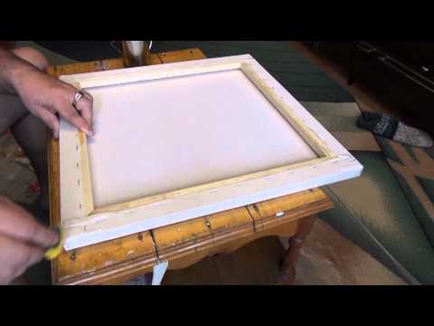 Видео: ХОЛСТ - Обтяжка, проклейка, грунтовка