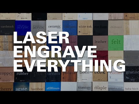 Видео: Лазерная гравировка всего с помощью Glowforge!
