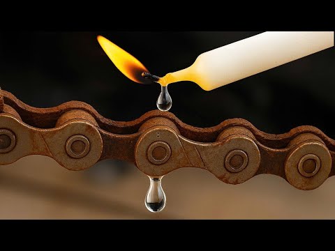 Видео: Никто не знает! Нанесите воск для свечей на цепь велосипеда, и вы удивитесь результату!
