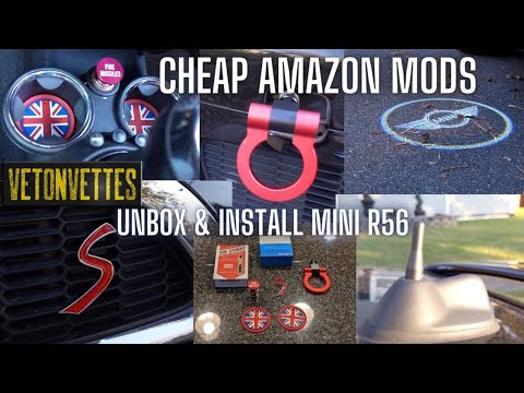 Видео: НЕДОРОГОЙ АКСЕССУАРЫ/МОДИФИКАЦИИ AMAZON ДЛЯ MINI COOPER R56. РАСПАКОВАТЬ И УСТАНОВИТЬ. ПУСТАЯ ТРА...
