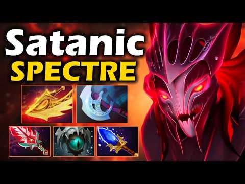 Видео: Сатаник на Спектре, Новая ИМБА ПАТЧА! - Satanic Spectre 7.37 ДОТА 2