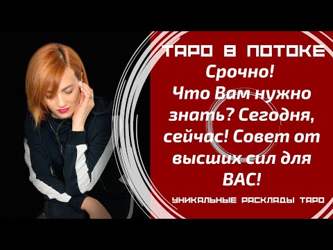 Видео: Срочно! Что Вам нужно знать? Сегодня, сейчас! Совет от высших сил для ВАС!