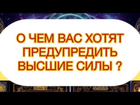 Видео: О ЧЕМ ВАС ХОТЯТ ПРЕДУПРЕДИТЬ ВЫСШИЕ СИЛЫ ?