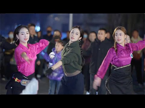 Видео: Самое счастливое место с самыми красивыми тибетскими женщинами, танцующими счастливо