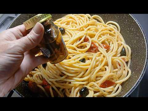 Видео: Вам Потребуется Только 12 Минут! Простой И Быстрый Рецепт Спагетти (Букатини)!