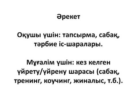 Видео: Кері байланыс және рефлексия