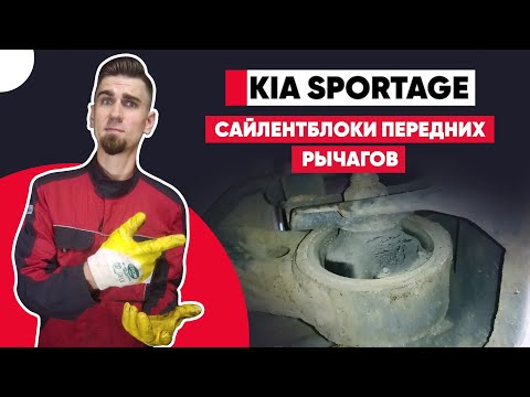 Видео: КИА СПОРТЕЙДЖ - САЙЛЕНТБЛОКИ ПЕРЕДНИХ РЫЧАГОВ. КАК ПРАВИЛЬНО ПОМЕНЯТЬ САЙЛЕНТБЛОКИ ПЕРЕДНЕЙ ПОДВЕСКИ