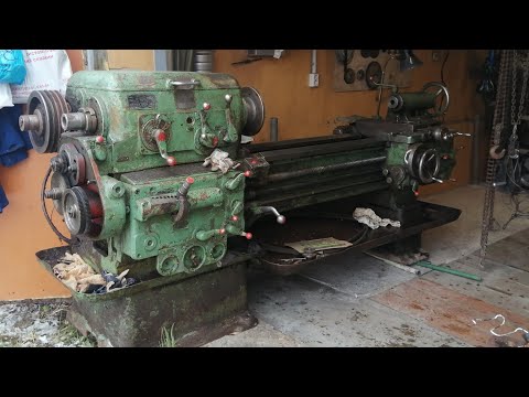 Видео: Взрослый токарный в мастерскую. "Батя" 1А62. #sociopunk29