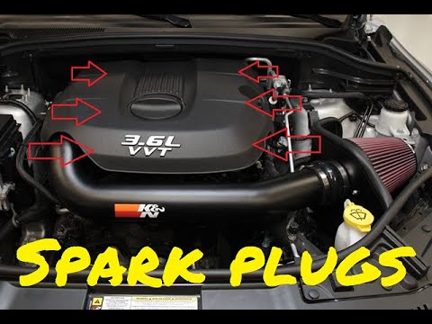 Видео: Jeep Grand Cherokee 2011- WK2 Замена свечей зажигания 3.6 л v6