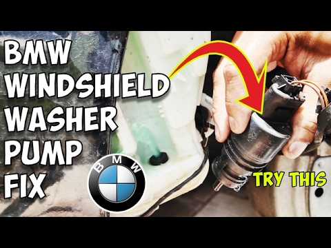 Видео: Не работает омыватель лобового стекла BMW? Попробуйте это простое решение!