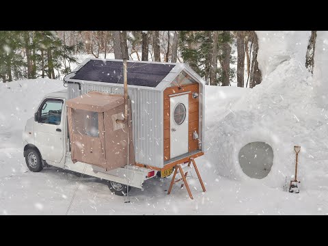 Видео: Строительство иглу ｜DIY Mini-Truck Camper