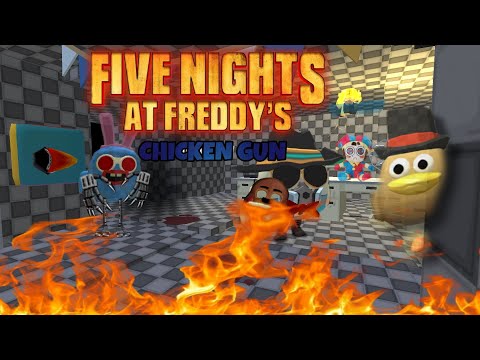 Видео: Fnaf 2 in Chicken gan! Фнаф 2 в чикен гане!