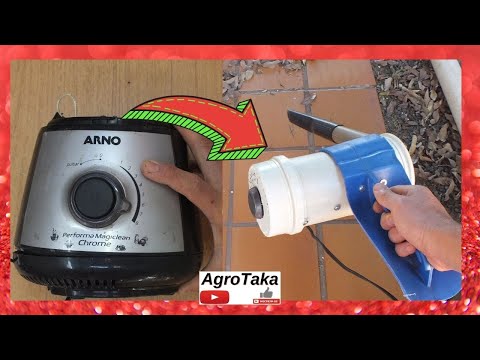 Видео: Самодельная воздуходувка с мотором блендера