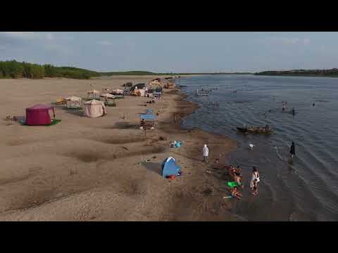 Видео: Отдыхающие на Волге. Цаган Аман. Калмыкия. 