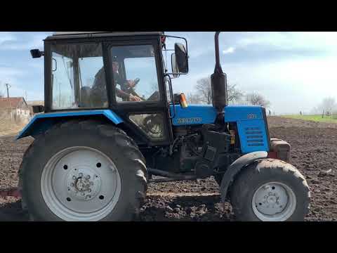 Видео: Продолжаем культивировать огороды на МТЗ 892 и КПС-4.2