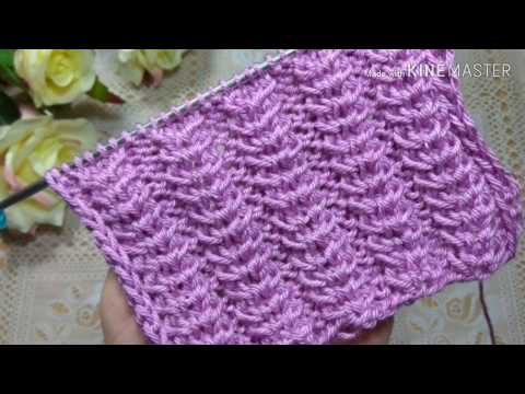 Видео: Чудеснейший узор спицами.Всего 2 ряда.