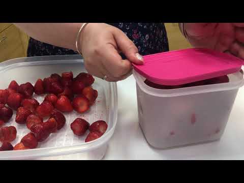 Видео: Фантазии с клубникой Tupperware
