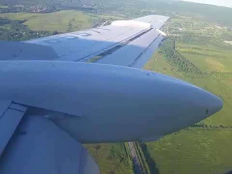 Видео: Посадка ту-154б-2 в Петропавловске-Камчатском. Лето 2018 г.