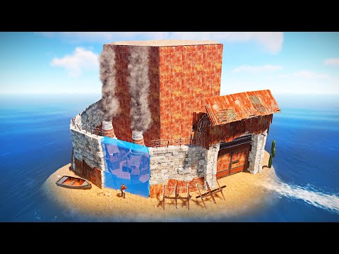 Видео: Раст, но я Застроил Целый Остров посреди Океана в Rust/Раст