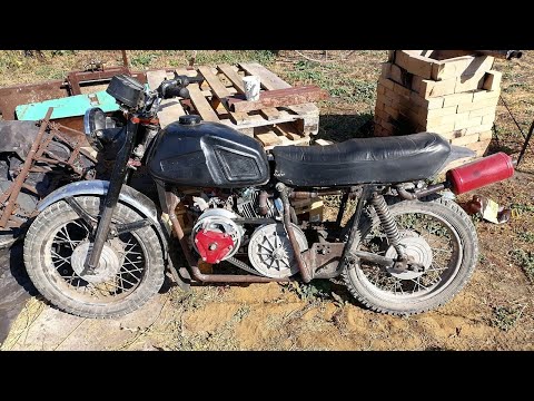Видео: Мотоцикл ИЖ с вариатором и двигателем на 15 л с