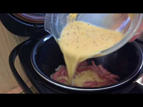 Видео: Омлет с колбасой в мультиварке