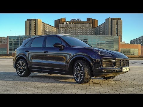 Видео: Валит прямо, боком, как угодно, всегда. Porsche Cayenne Turbo.