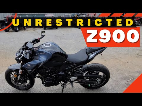 Видео: Kawasaki Z900 2022 года выпуска без ограничений, с прошивкой блока управления Moore Mafia и выхло...