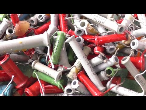 Видео: Трубчатые конденсаторы. Аффинаж. Серебро